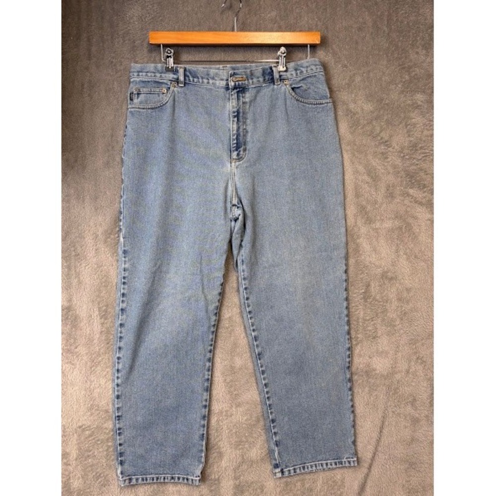 Lauren Jeans Co. Ralph‎ Lauren Women's Jeans Sz 16 High Rise Straight Light Wash